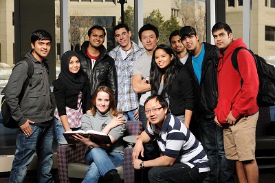image of a group of students posing for a picture together